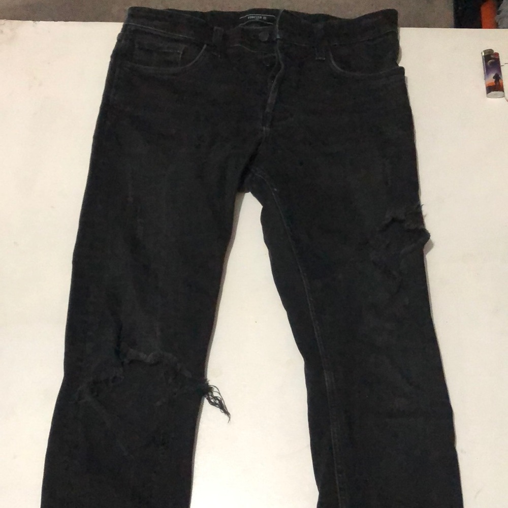 Black Distressed jeans (32)